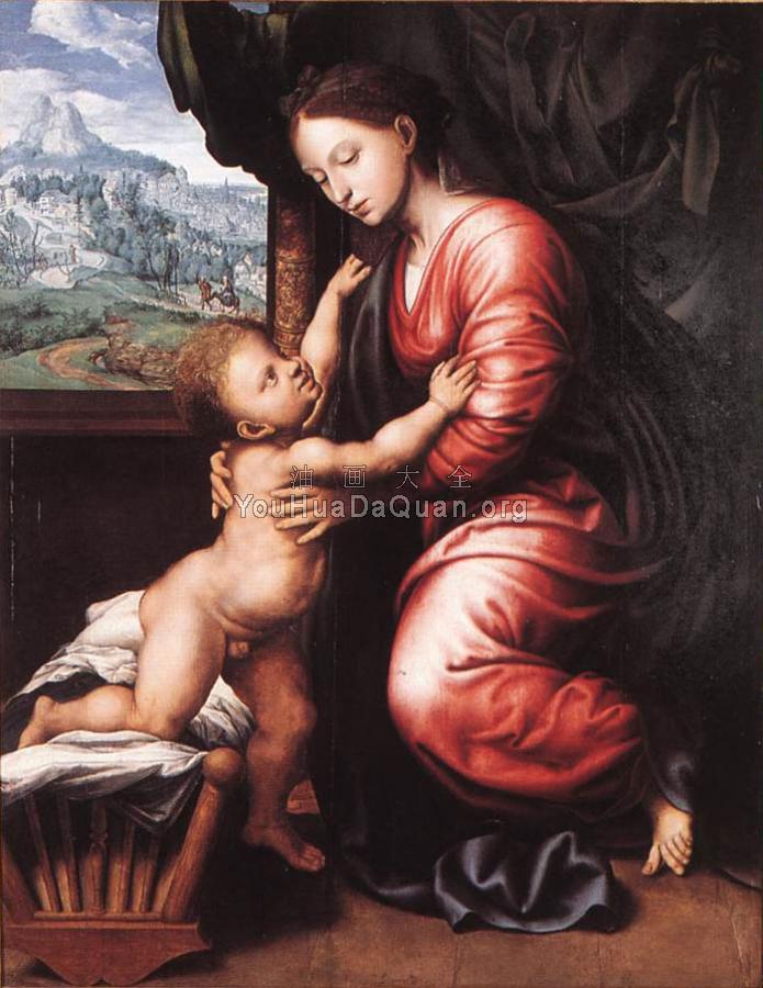 Virgin and Child - 让·桑德斯·范·赫莫森
